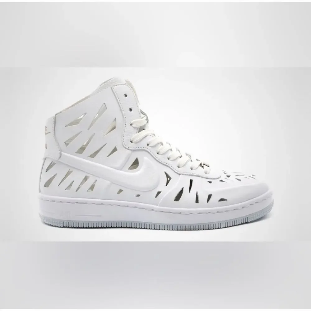 Nike Women’s Air Force 1 Ultra Force Mid Joli White Sneakers Size W 8